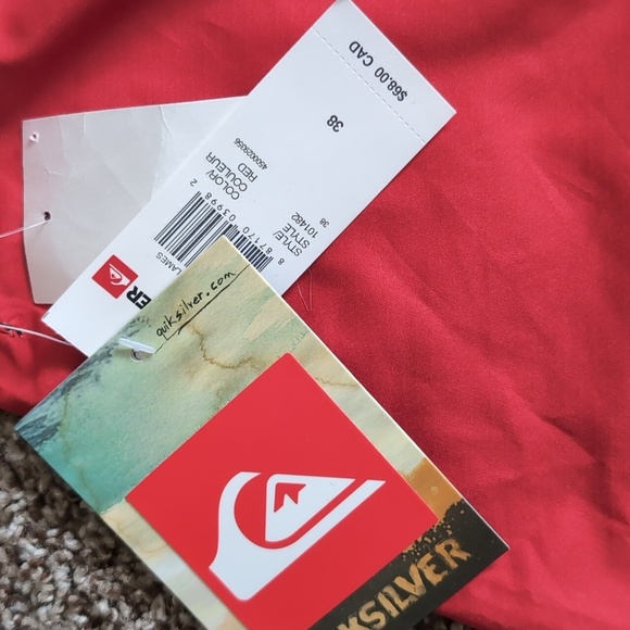 Quiksilver NHL Calgary Flames Board Shorts Men's Size 38 NEW - Picture 6 of 6